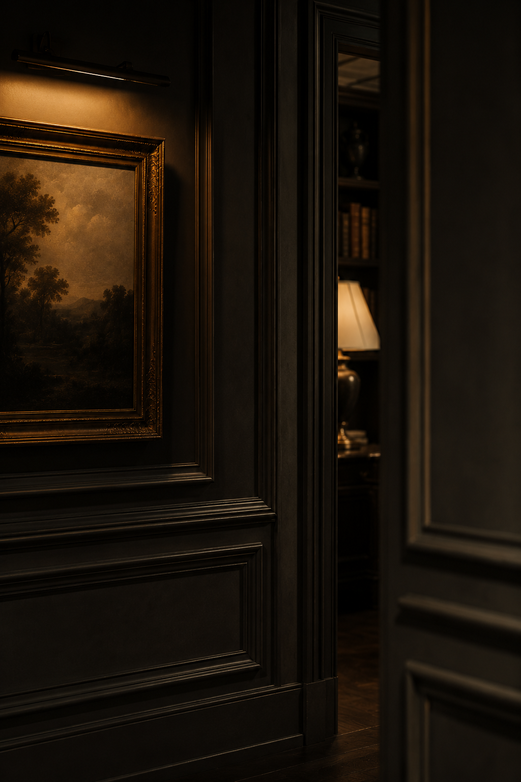 Private advisory setting with refined art and asset details